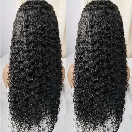 13X4 Curly Malaysian Lace Front Human Hair Wigs With Pre Plucked Baby Hair  Remy Hair 8-40Inch Lace Wigs