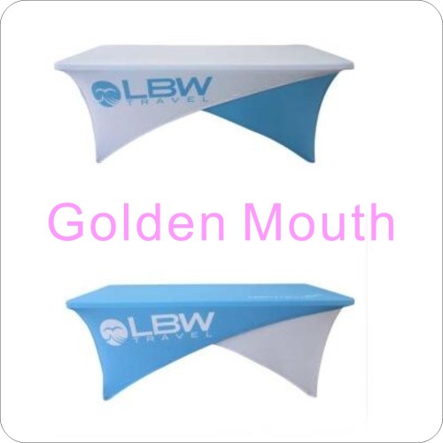 6 FT Custom Logo Printed Table Cover