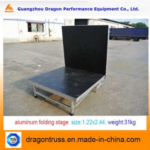 Aluminum Mobile Folding Stage Height: 0.4-0.6m