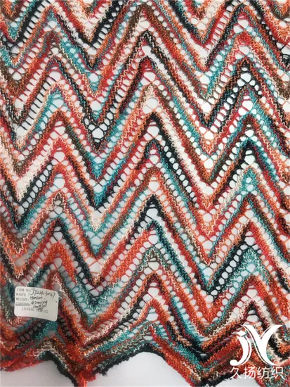 Polychrome Yarn Dye Knit Beach Cover Summer Fabric