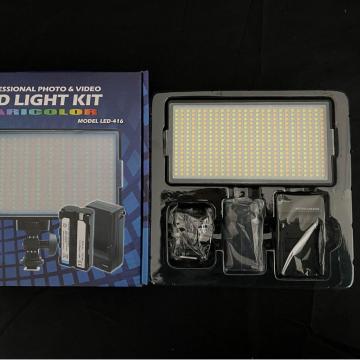 Portable LED Fill Light 416: Light Beads Highlight Camera Light for Live Shooting