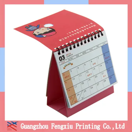 desk calendar with note pad/desk calendar designs/Special printed desk calendar