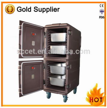 165L Coffee Double layer food warm container for delivery food, keep food warm container