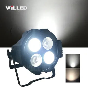 4x 50W Warm White Cold White Zoom P50 LED COB Par Light 200W Surface 4 Eyes