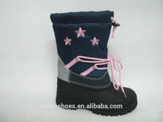 2015 hot sale leather men snow boots