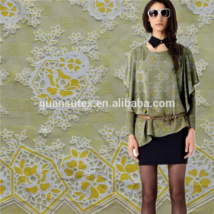 African Lace Fabrics Textile Wholesale For Decoration And Clothing