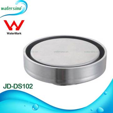 JD-DS102 Stainless steel brushed round design floor drainer