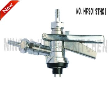 Beer keg dispenser valves