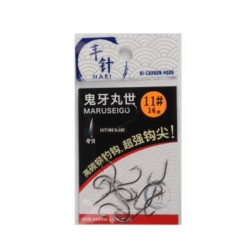High Carbon Steel M18 SUPERIORFISHING MIRUSEIGO Hook with Cutting Blade