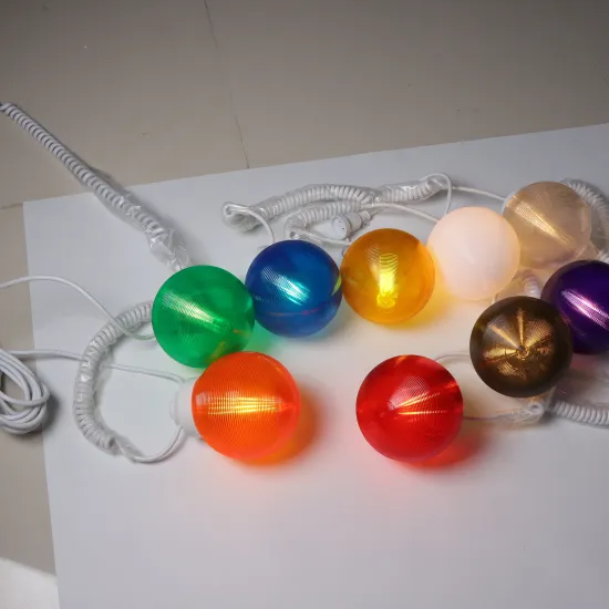Colorful 50ft 6inch Acrylic Globe LED String Lights for Outdoor Parties and Camping