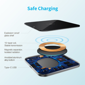 15W Fast Qi Wireless Charger Pad