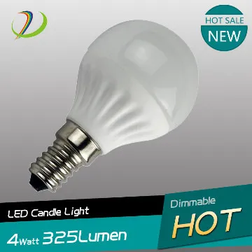 P45 E14 dimmable led bulb 4w