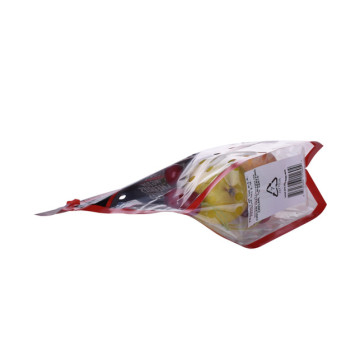Plastic fruit bag with handle & zipper