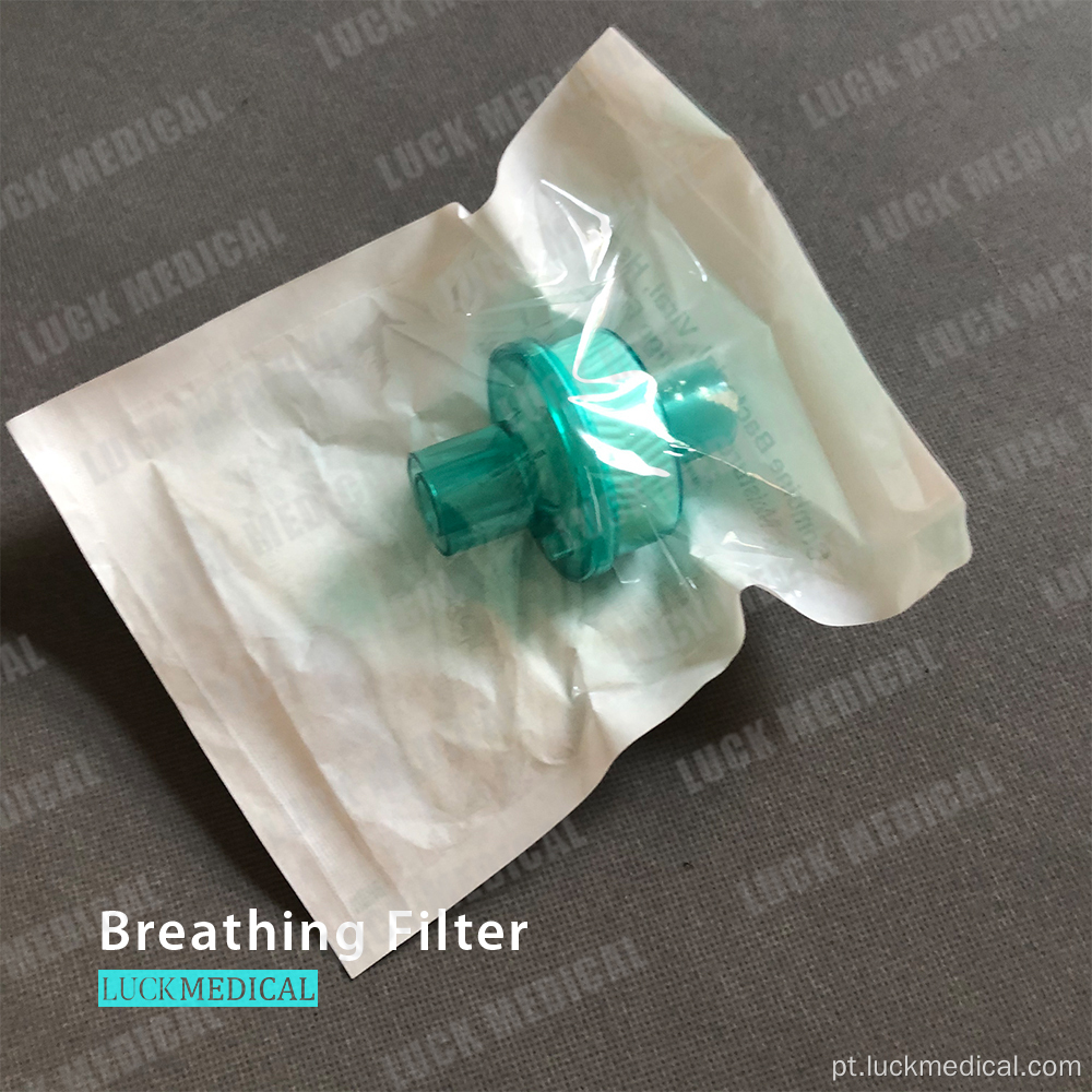 Filtro de vírus bacteriano descartável filtro de respiração