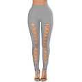 Womens Lace Up Front Workout Stretch Leggings