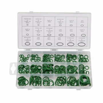 18 Sizes 270 Pieces Car A/C O-Ring Seals Rubber O-Ring Assortment Kit