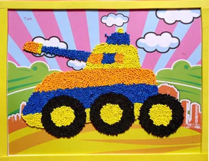 Handmade DIY EVA Creative Cartoon Pattern Decorative Painting for Kids