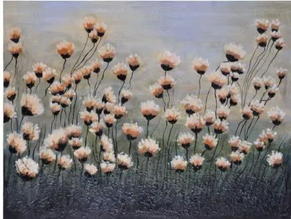 handmade still life flower oil painting