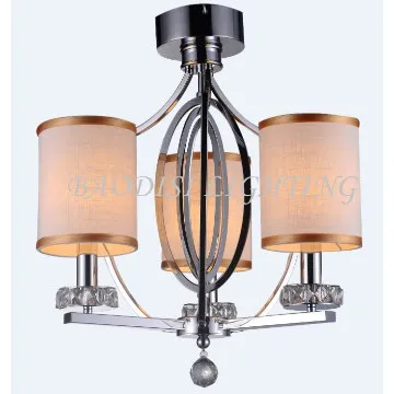 Stainless Steel Material & fabric lampshade Modern lights
