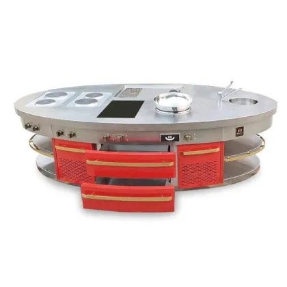 Luxurious Commercial Kitchen Cooking Station: Hotel Kitchen Cooking Island