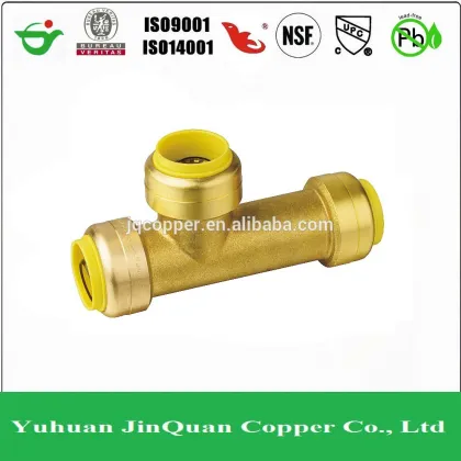 Pipe Fittings Lead Free Push Fit Fittings Tee