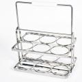 6 Garrafas Metal Wire Wine Rack Bancada