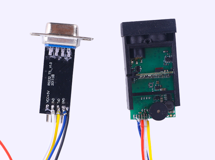 60m RS232 Communication Distance Sensor Back