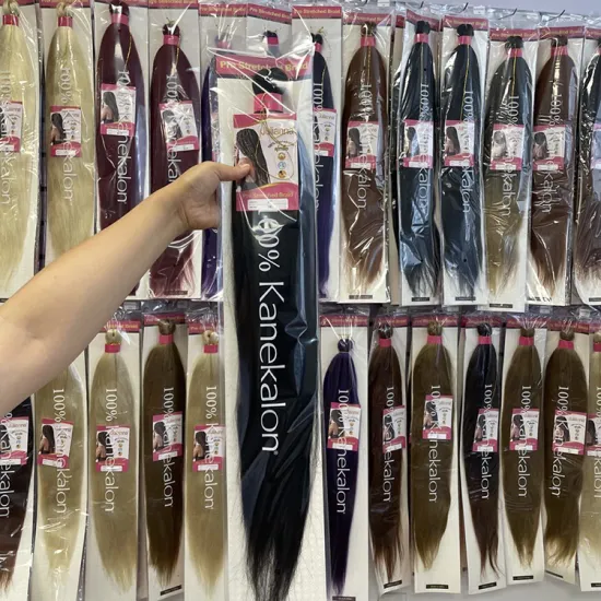 26 Inches Synthetic 52 Inch Ombre Extensions Attachment Wholesale Prestretched Braiding Hair Pre Stretched