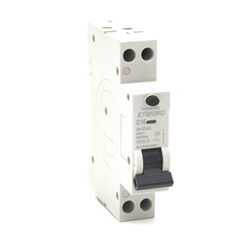 1P+N RCBO 6kA 10kA Mini Residual Current Circuit Breaker 30mA Overcurrent Protection