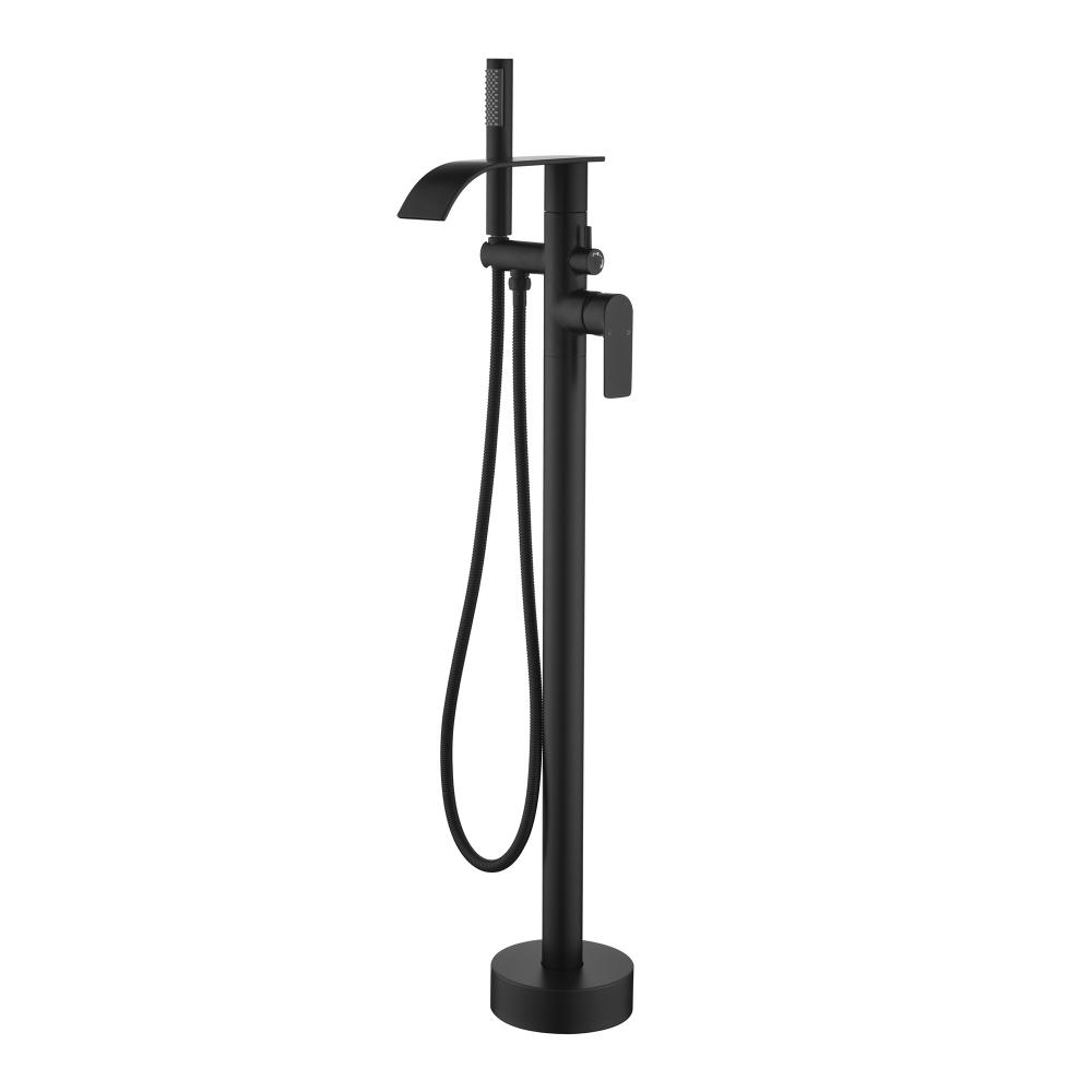 Waterfall Freestanding Tub Faucet Floor Tub Filler