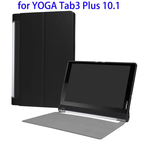 2 Folding Flip Leather Protective Tablet Cover for Lenovo YOGA Tab3 Plus 10.1