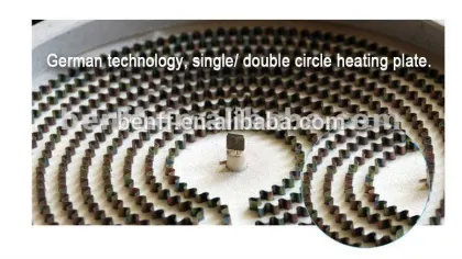 Multi-control 2000W flat electric stove prestige cooker heating element