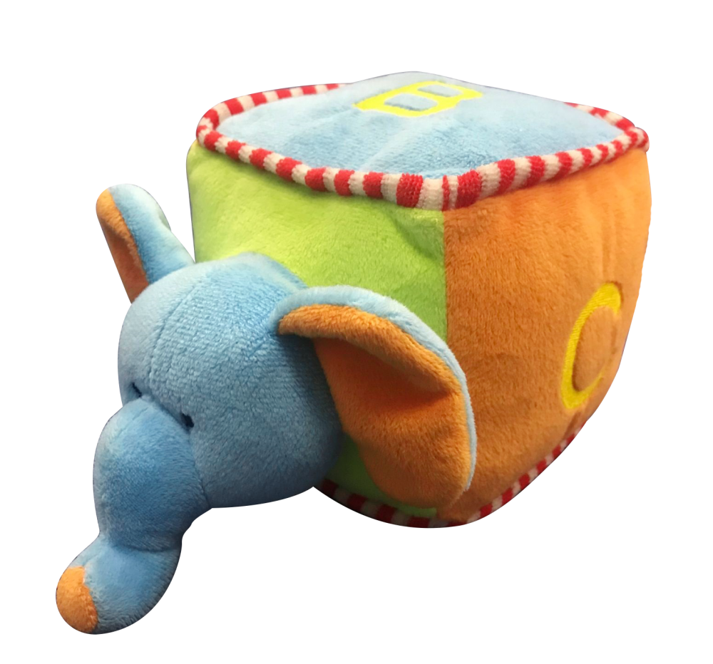 Plush Elephant Soft Dice