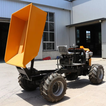 Palm Oil Harvesting: 1 Ton 4WD Mini Tractor Dumper for Oil Palm Fruit Collection