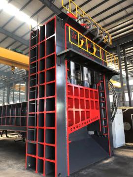 Auto PLC scrap steel rebars gantry shear machine