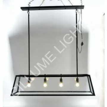 4-light filament chandelier