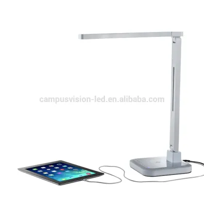 high-tech stationery led desk lamp/reading lamp/office working lamp with QI wireless