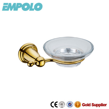 Classic Gold Bathroom Accessories,Brass Golden Soap Dish Holder Shower Caddy 916 06