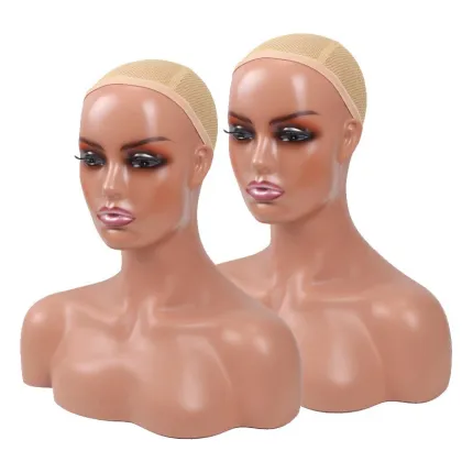 Wig Display Mannequin Head with Shoulders