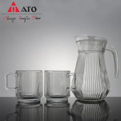 Glass Teapot Clear Tea Pot Kettle Home Tool