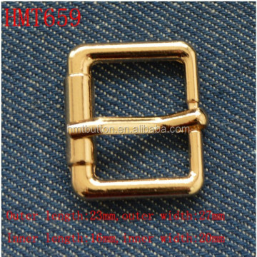 Metal Clamp Gold Paint Belt Buckle