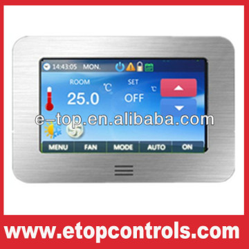 LCD touch screen Modbus hotel room thermostat