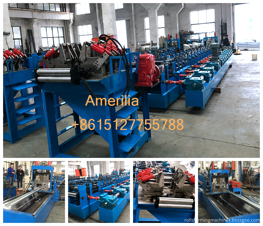 Steel Roof Purlin Roll Forming Machine