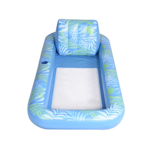 Custom pool float with mesh inflatable beach floats