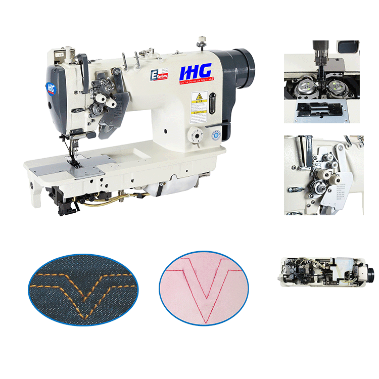 ماكينة الخياطة الصناعية بإبرة مزدوجة سبليت