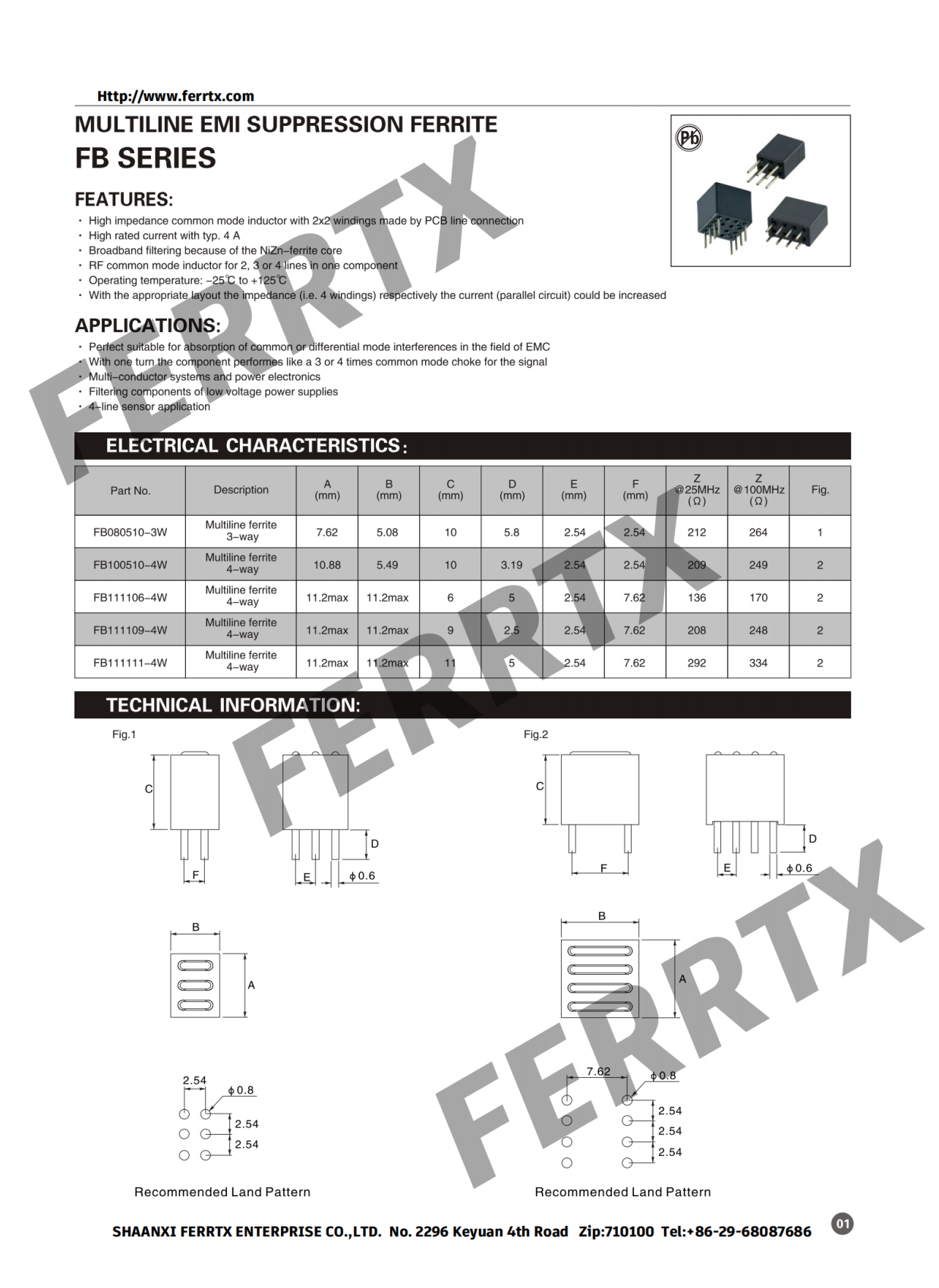 Ferrite Bead Inductor FB