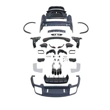 Sports Rear Bumper for 958.2 TKT Style Exterior Upgrade Accessories Kit