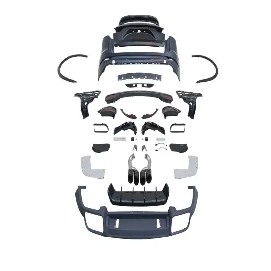 Sports Rear Bumper for 958.2 TKT Style Exterior Upgrade Accessories Kit