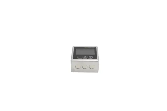 Electronic digital inclinometer with white backlight