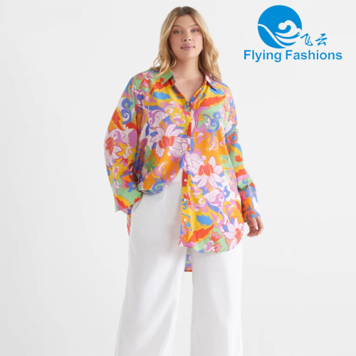 قميص مطبوع عصري للأسلوب الحديث